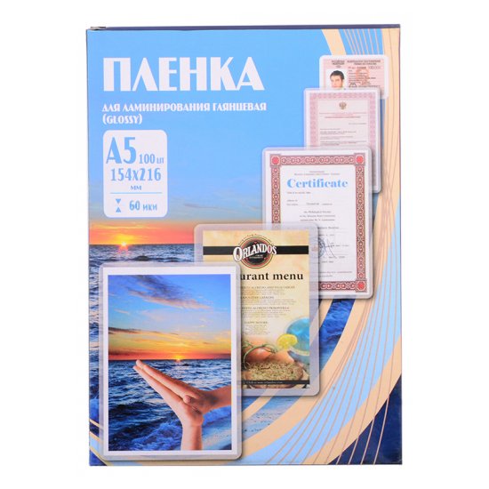 Пленка для ламинирования Office Kit А5 154x216 мм 60 мкм